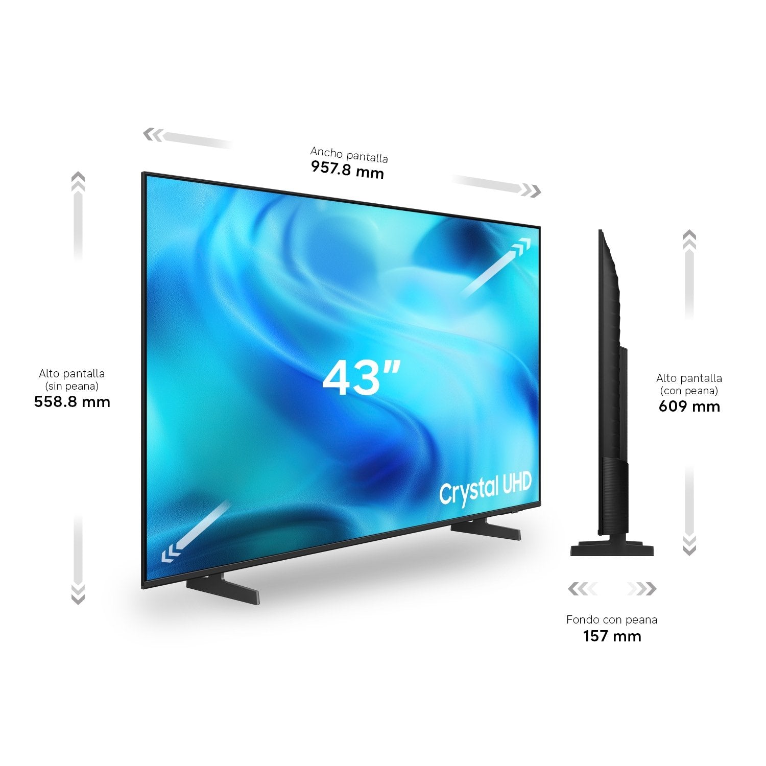 EAN 8806099027988 - Samsung TU43U8075HUXXC Televisor imagen 9