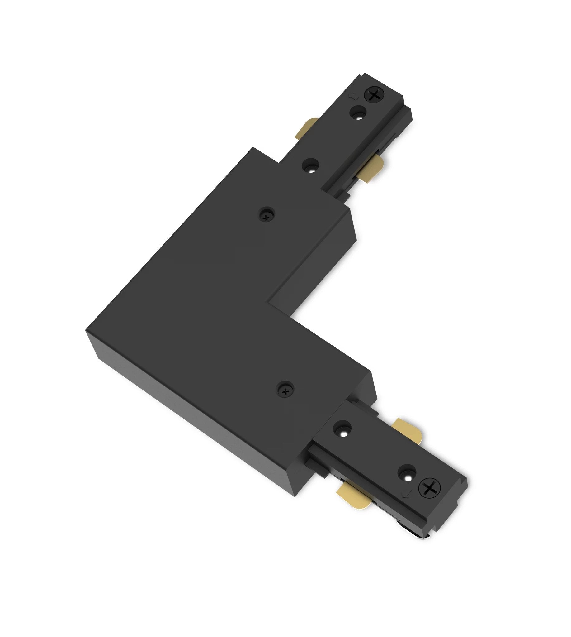 Conector En L Sentido Antihorario Easylink, Negro