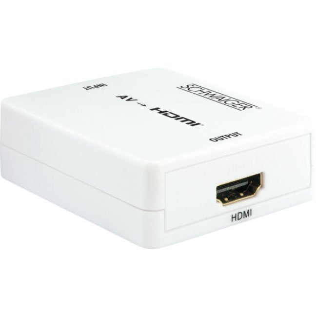 Schwaiger Hdmrca01 513 Conversor De Vídeo Con Escalador 1920 X 1080 Pixeles Av A Hdmi