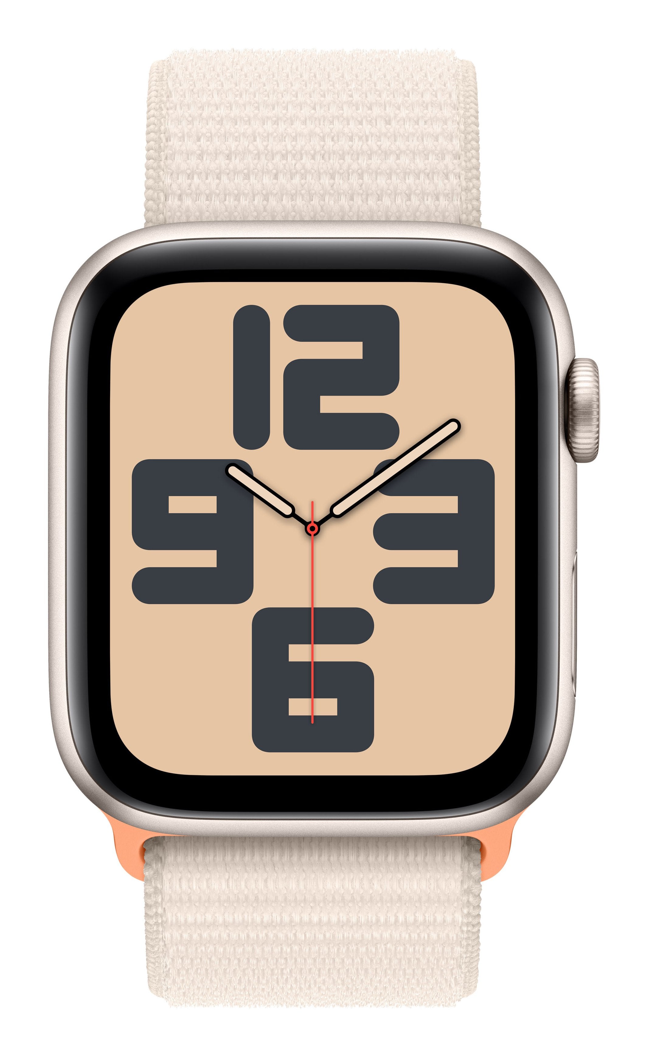 Apple Watch Se 2 Gen 2023 Gps 44mm Caja De Aluminio Blanco Estrella Correa Deportiva Loop Blanco Estrella