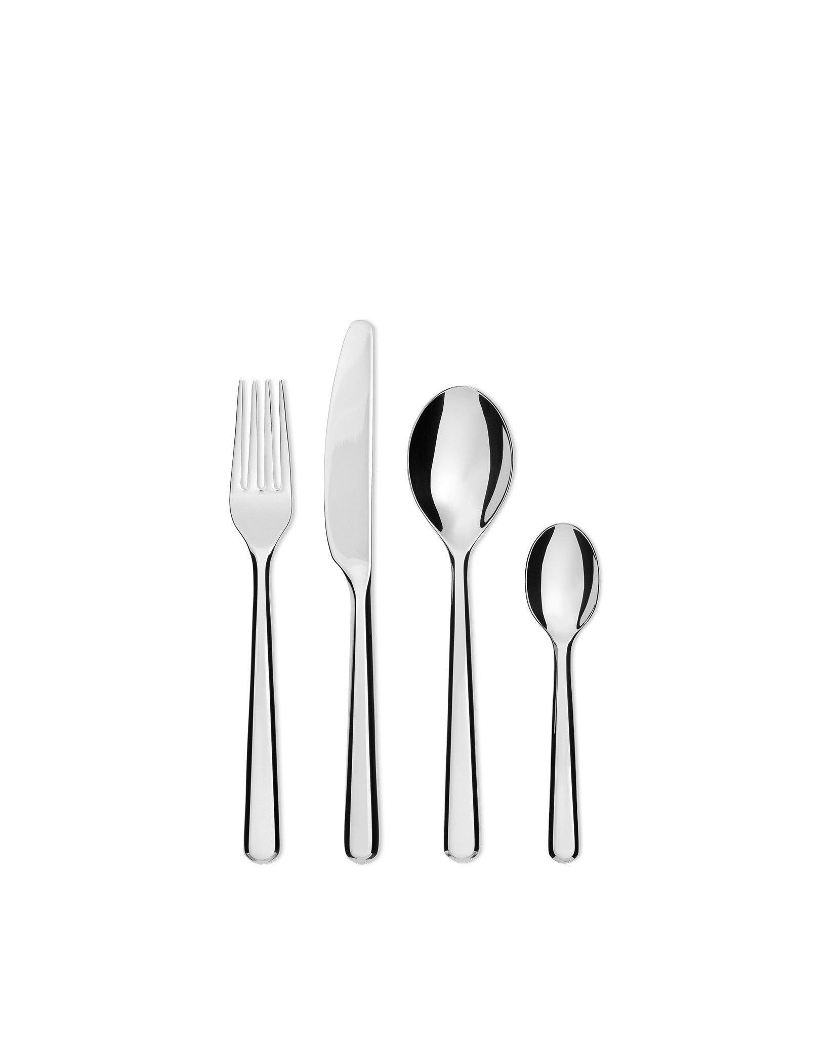 Alessi Amici Cutlery Set 24 Pcs. Silver