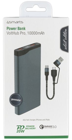 4smarts Powerbank Volthub Pro 10000mah 22,5w Mit Quick Charge,