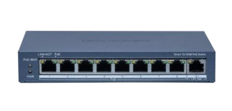 EAN 6942160495750 - Hikvision DS-3E1309P-EI(B) switch Gestionado Fast Ethernet (10/100) Energía sobre Ethernet (PoE) imagen 1