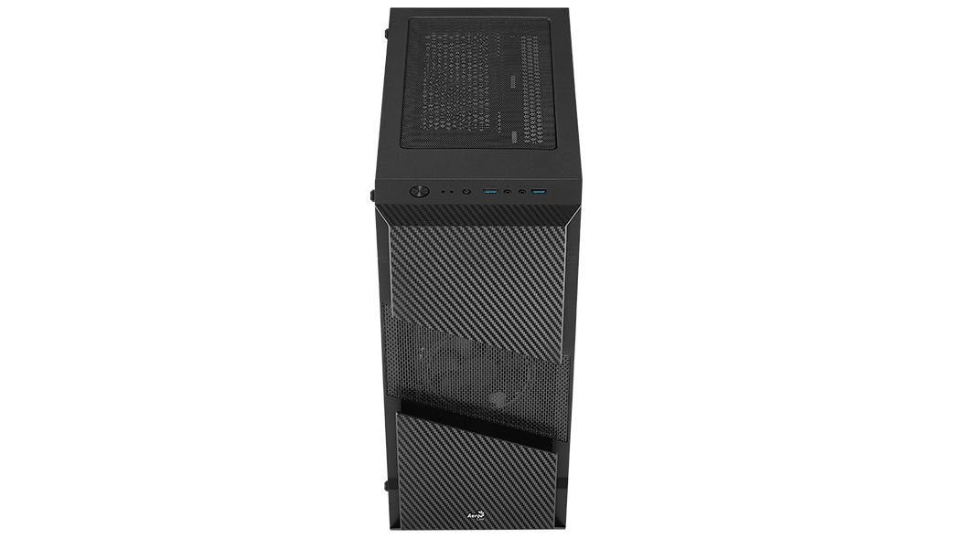 Caja Pc Aerocool Menace Saturn Frgb Midi Tower Negro