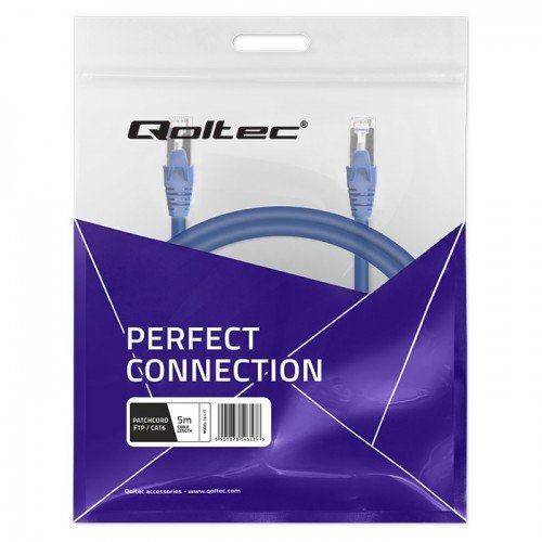 EAN 5901878545394 - Qoltec 54539 cable de red Azul 5 m Cat6 F/UTP (FTP) imagen 5