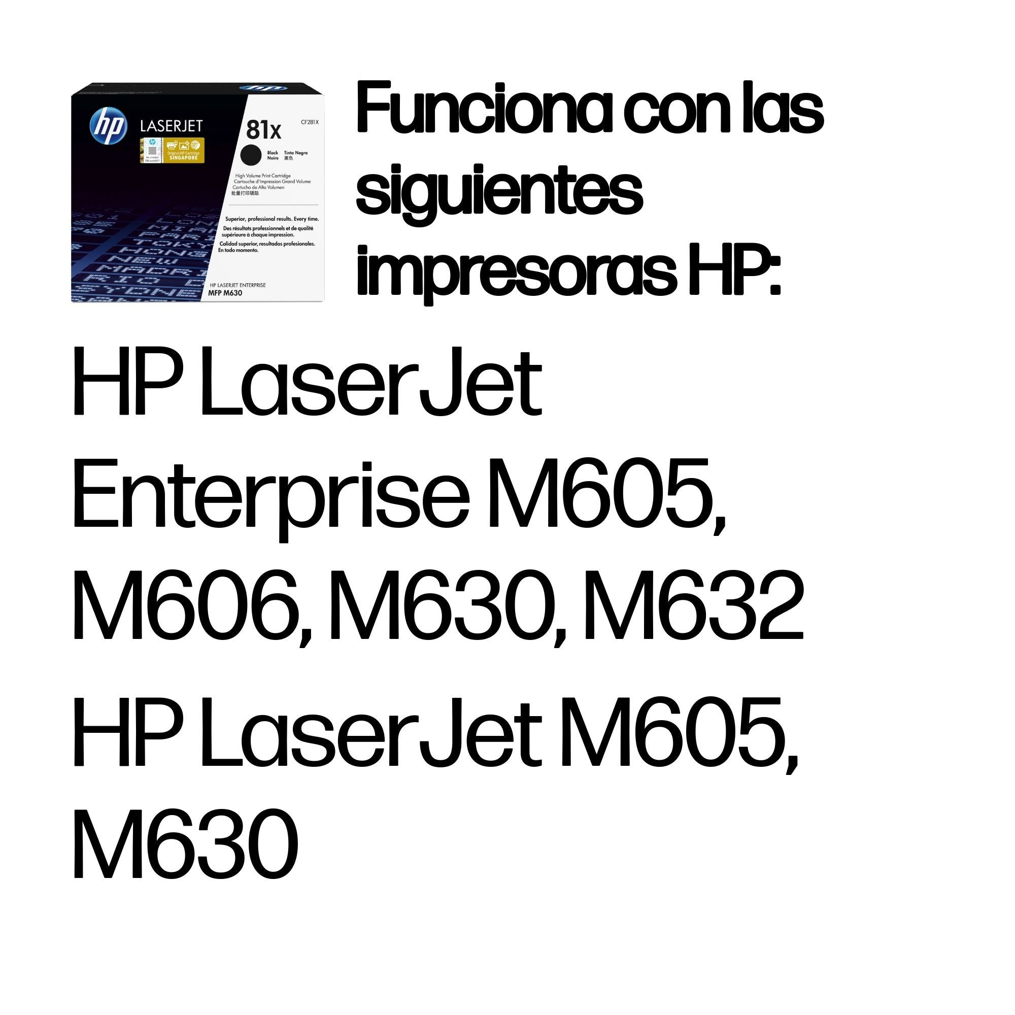 EAN 0193808119774 - HP 81X High Yield Black Original LaserJet Toner Cartridge cartucho de tóner 1 pieza(s) imagen 2