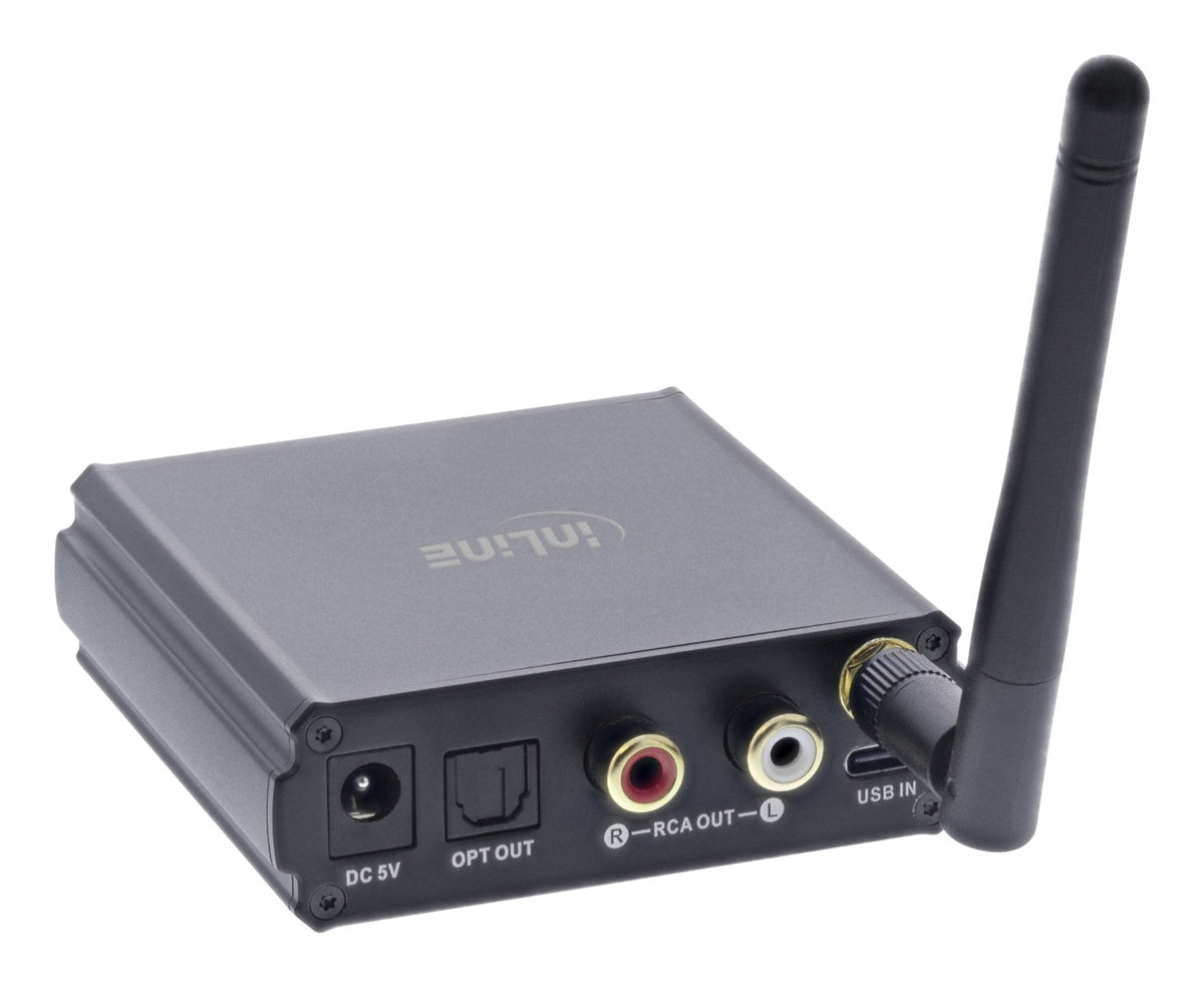 Inline® Bluetooth 5.1 Hifi Receiver & Usb Dac, With Lcd
