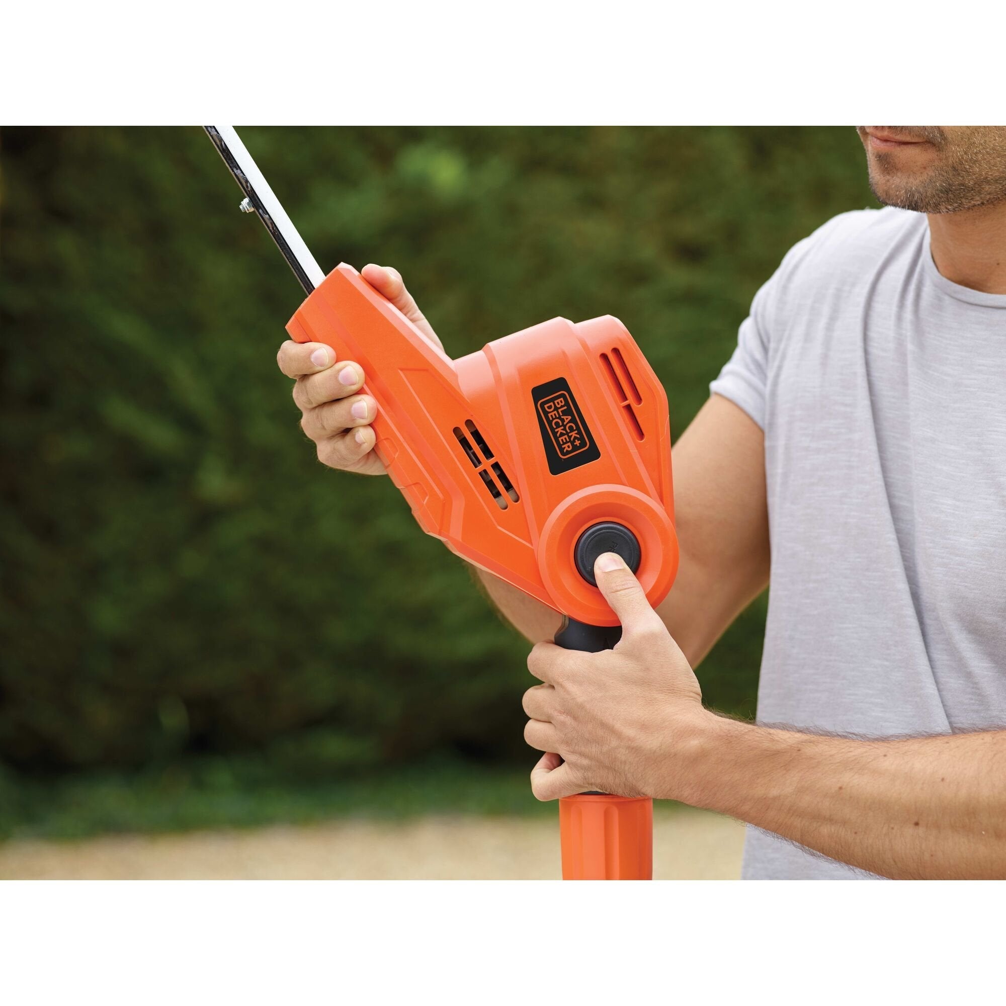 Black+Decker Cortasetos Eléctrico De Pértiga Ph5551-Qs