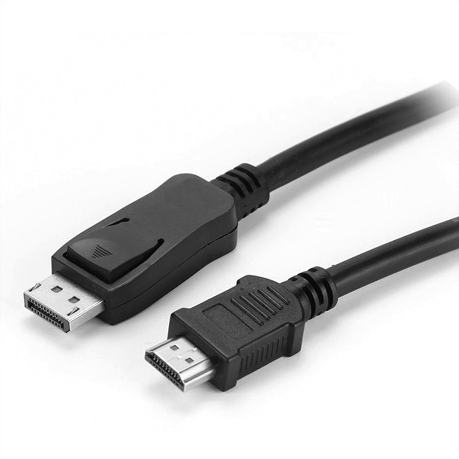 Value Displayport Cable Dp-Hdtv. M/M. Black. 10m