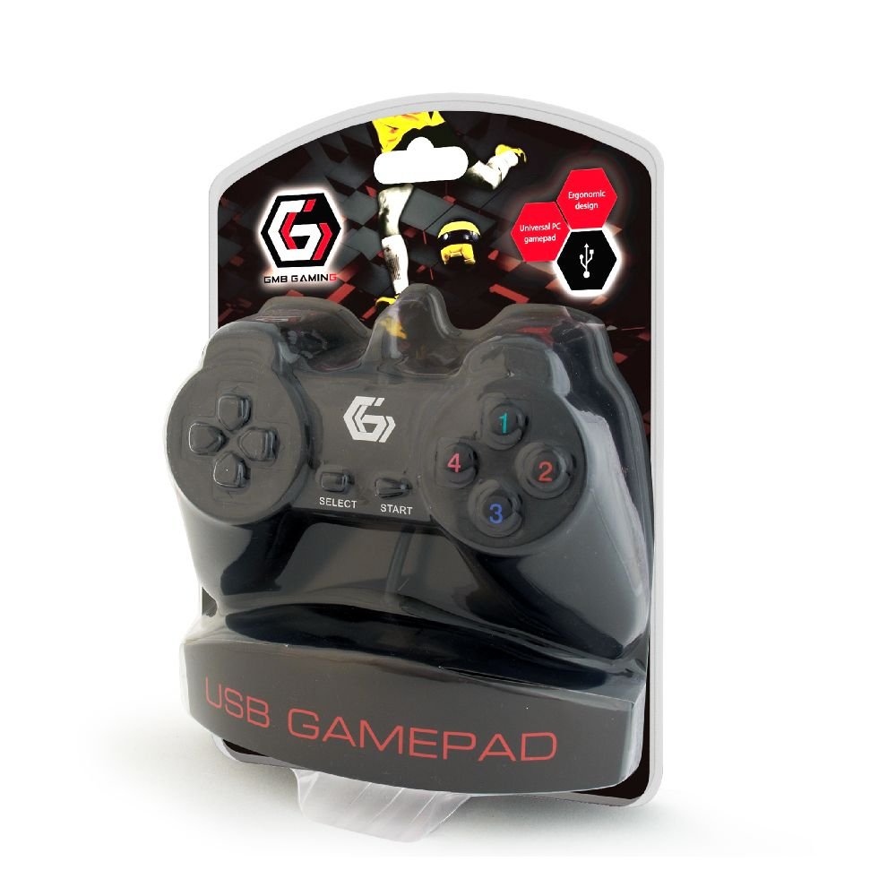 Gembird Mando Gamepad Pc Usb Cable 1.5m Negro