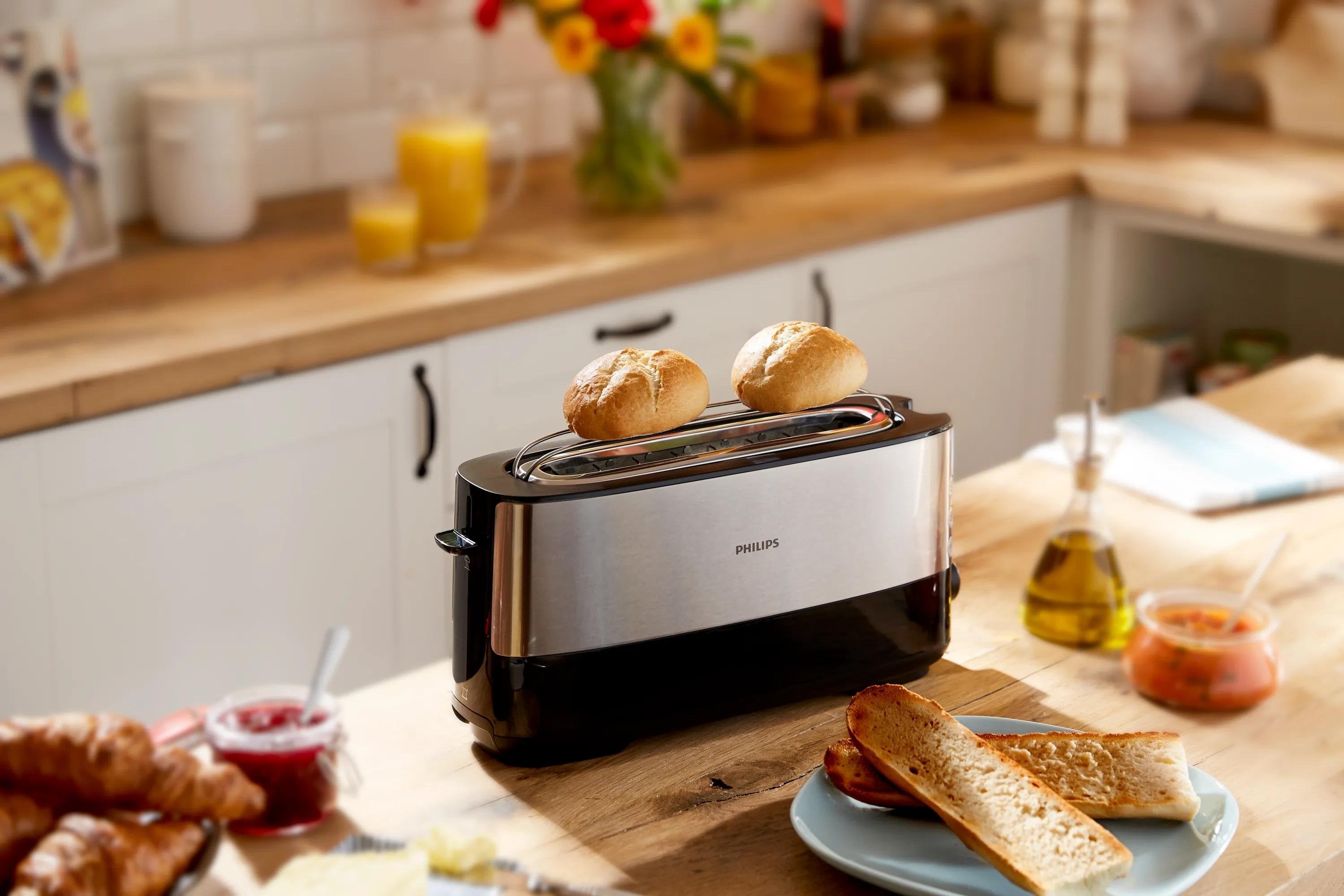 EAN 8710103821083 - Philips Viva Collection HD2692/90 tostadora 8 1 rebanada(s) 950 W Negro, Metálico imagen 5