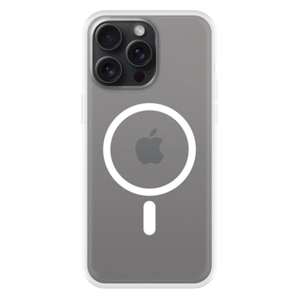 Funda Iphone 15 Pro Max Magsafe Transparente Just In Case Compatible Con Iphone 15 Pro Max Y Accesorios Qi2 / Con Anillo Magnético/ Transparente