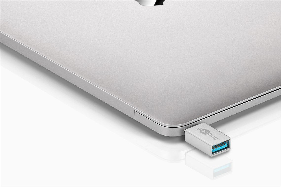 Goobay 56620 Adaptador De Cable Usb C Usb A Plata