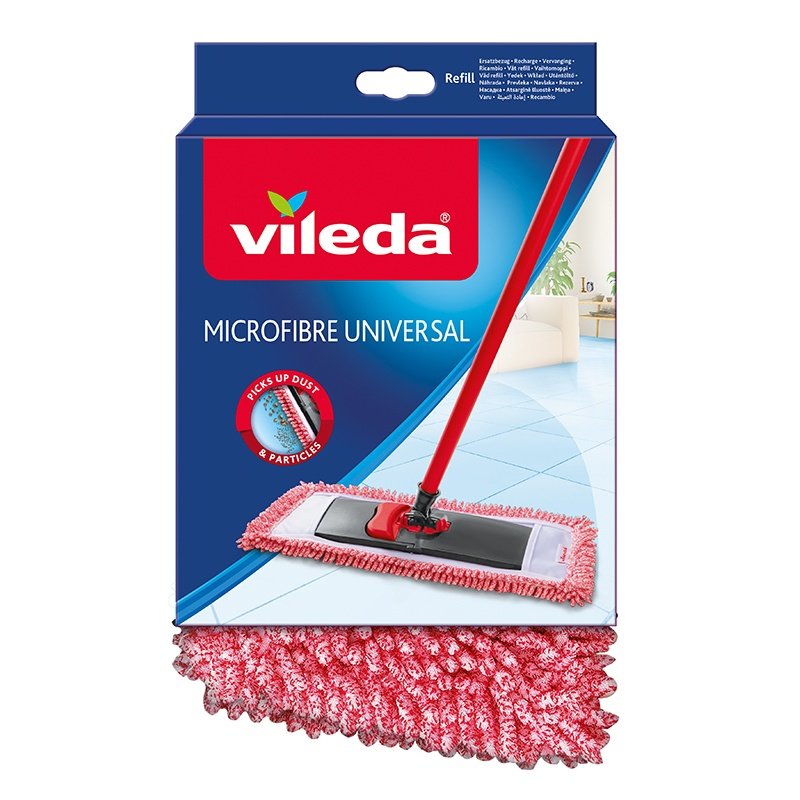 EAN 4023103143616 - Vileda 4023103143616 accesorio para trapeador Cabezal de fregona Rojo, Blanco imagen 1