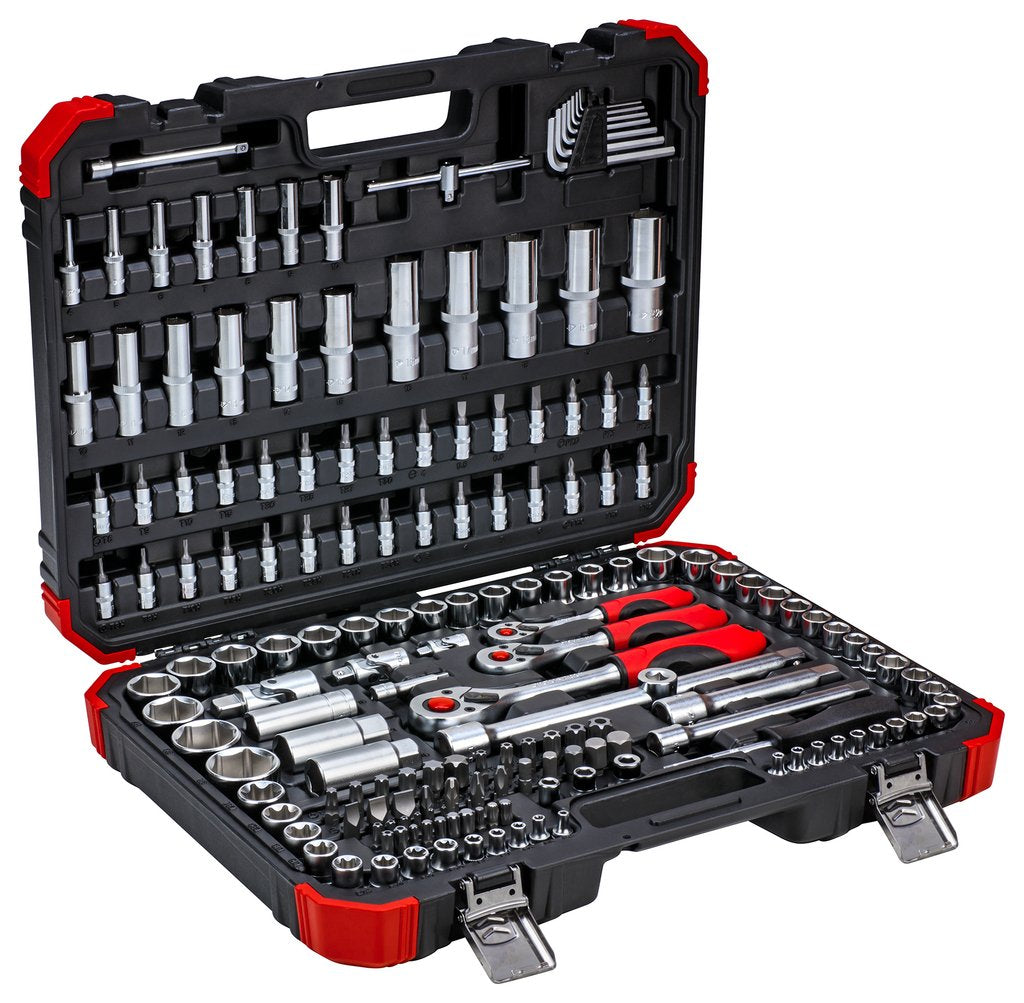 Gedore Juego De Llaves De Tubo , 1/4 "+ 3/8" + 1/2 ", 172 Piezas