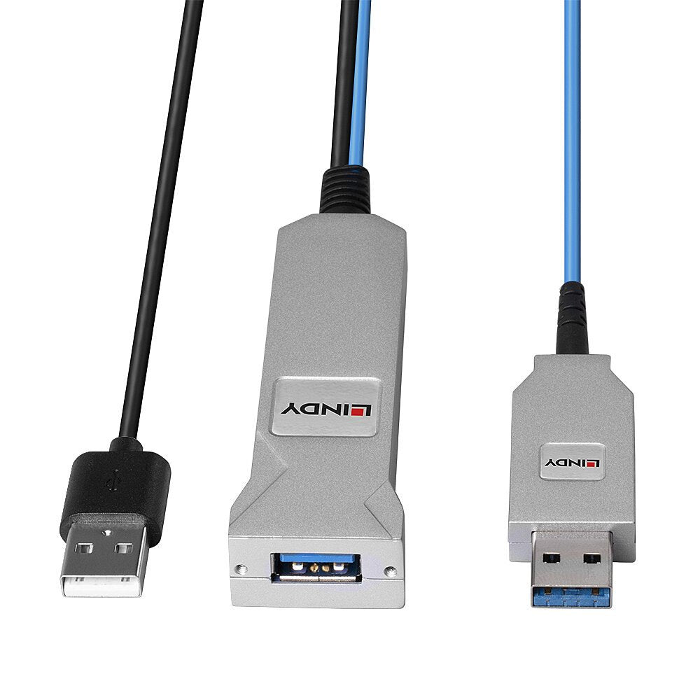 Lindy Cable Usb 3.0 Extension De Fibra Óptica 100 M