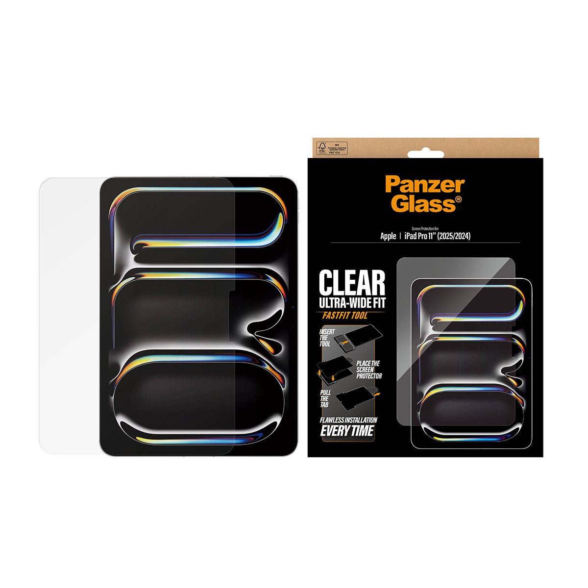 Panzerglass Screen Protector Ipad Pro 11 W. Fast Fit Tool