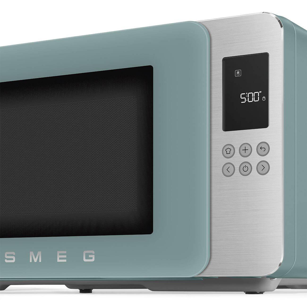 Microondas Smeg Con Grill Moc01egmeu, 4 Funciones, 1900w, Verde Esmeralda Mate