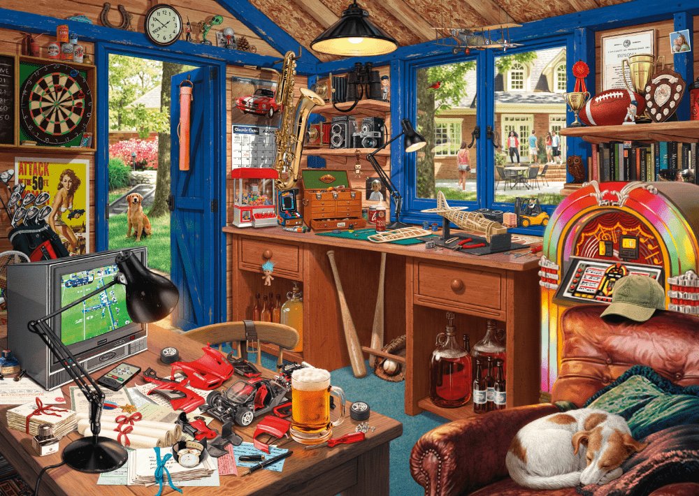 Puzzle Schmidt Spiele Steve Read: Secret - Vaters Werkstatt 59977
