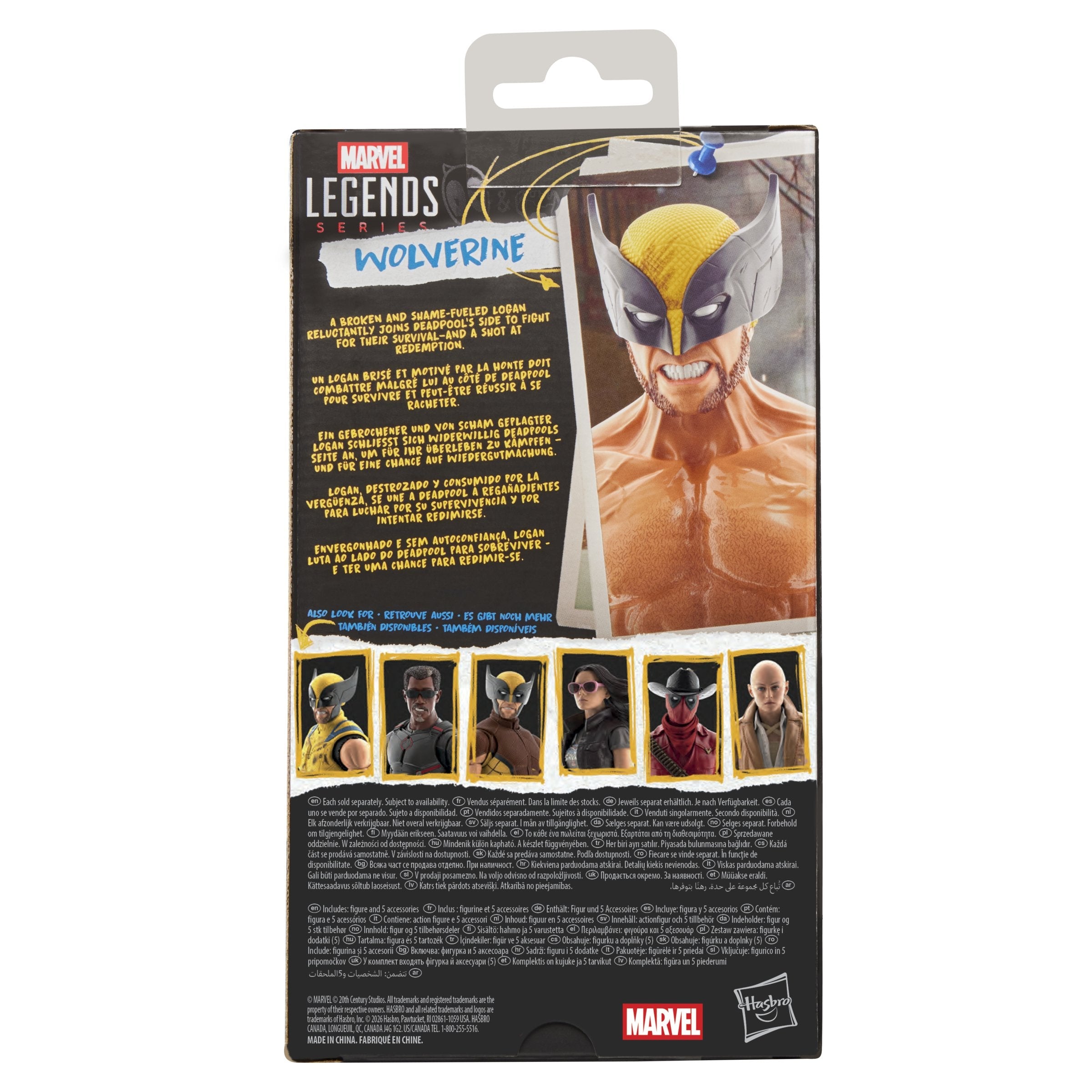 Figura Wolverine Deadpool & Wolverine Marvel Legends Series 15cm