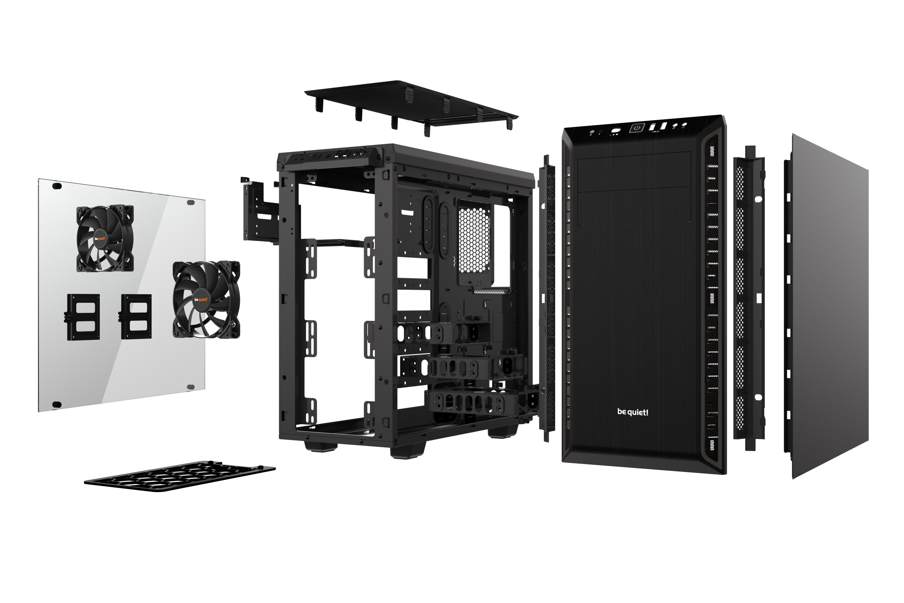EAN 4260052185445 - be quiet! Pure Base 600 Window Midi Tower Negro imagen 3
