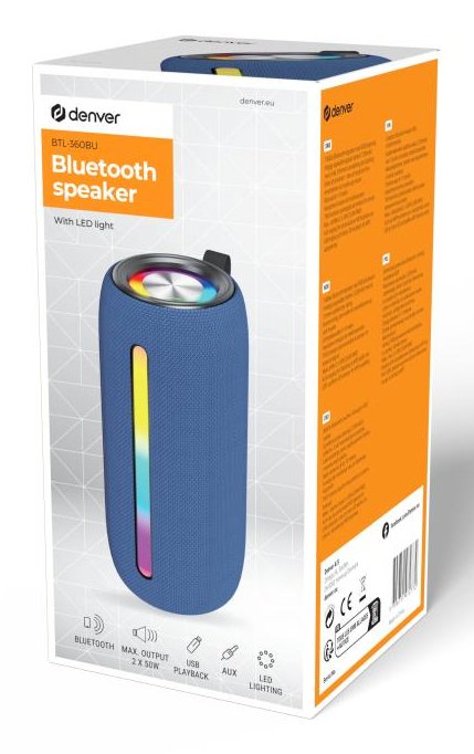 Altavoz Bluetooth Azul