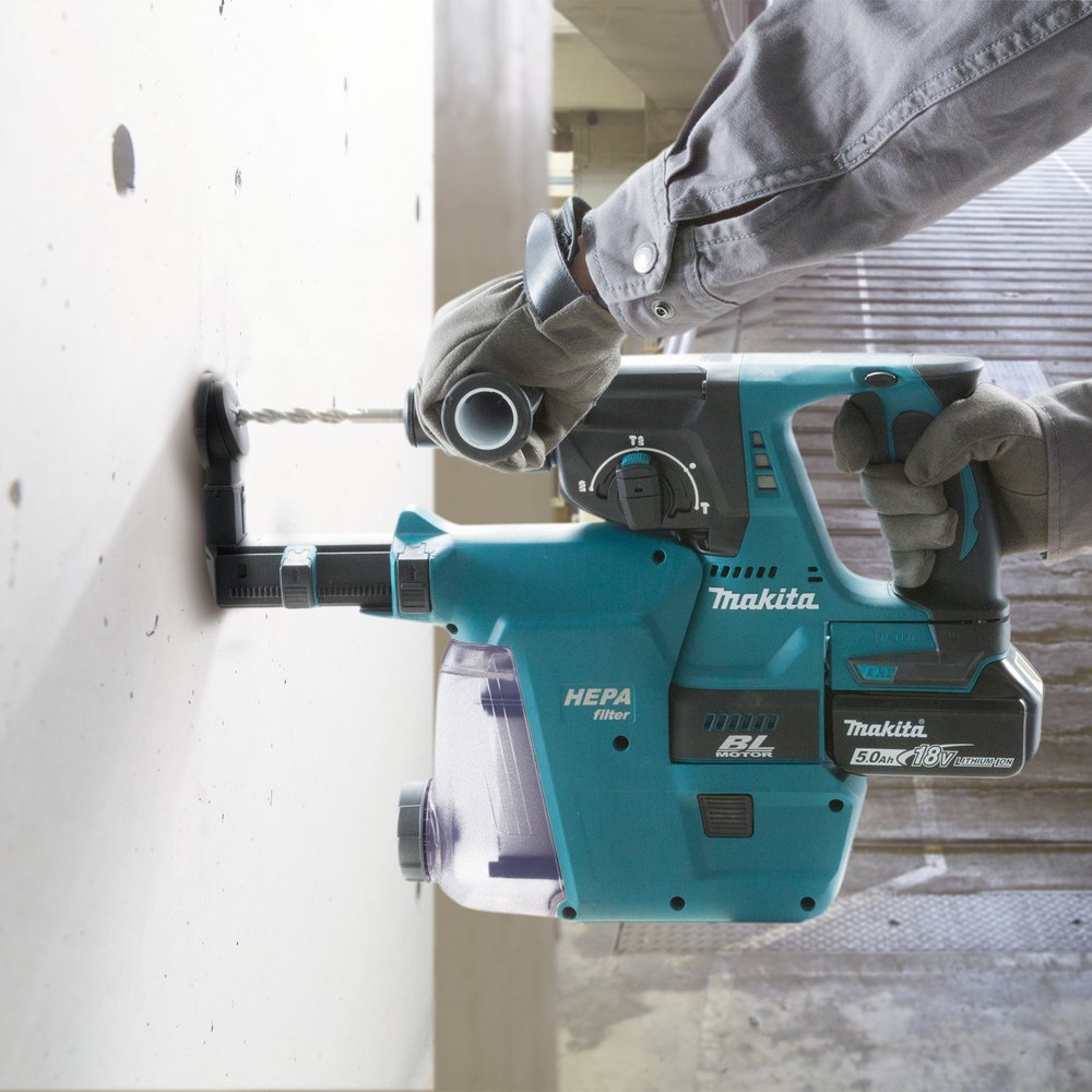 Makita Martillo Combinado A Batería Dhr243rtjw, 18 Voltios