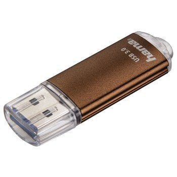Hama Laeta Memoria Pendrive Usb 3.0 Con Tapa - 32gb De Capacidad - 70mb/S De Transferencia - Cuerpo Metalico -