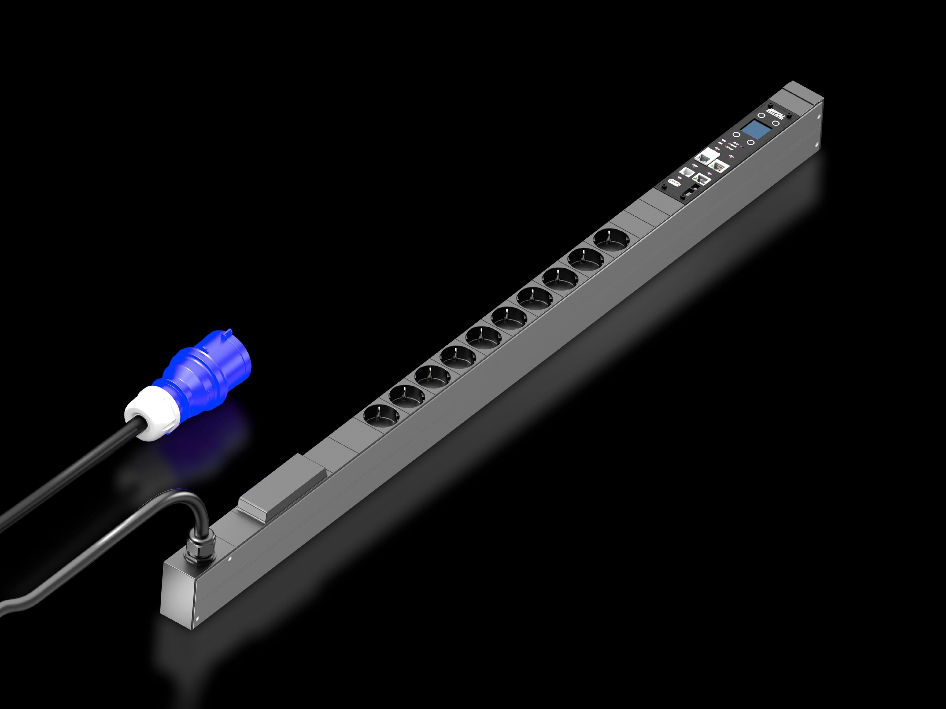 Rittal Pdu Con Contador 16a 1p Cee 10xcee 7 3 Schuko
