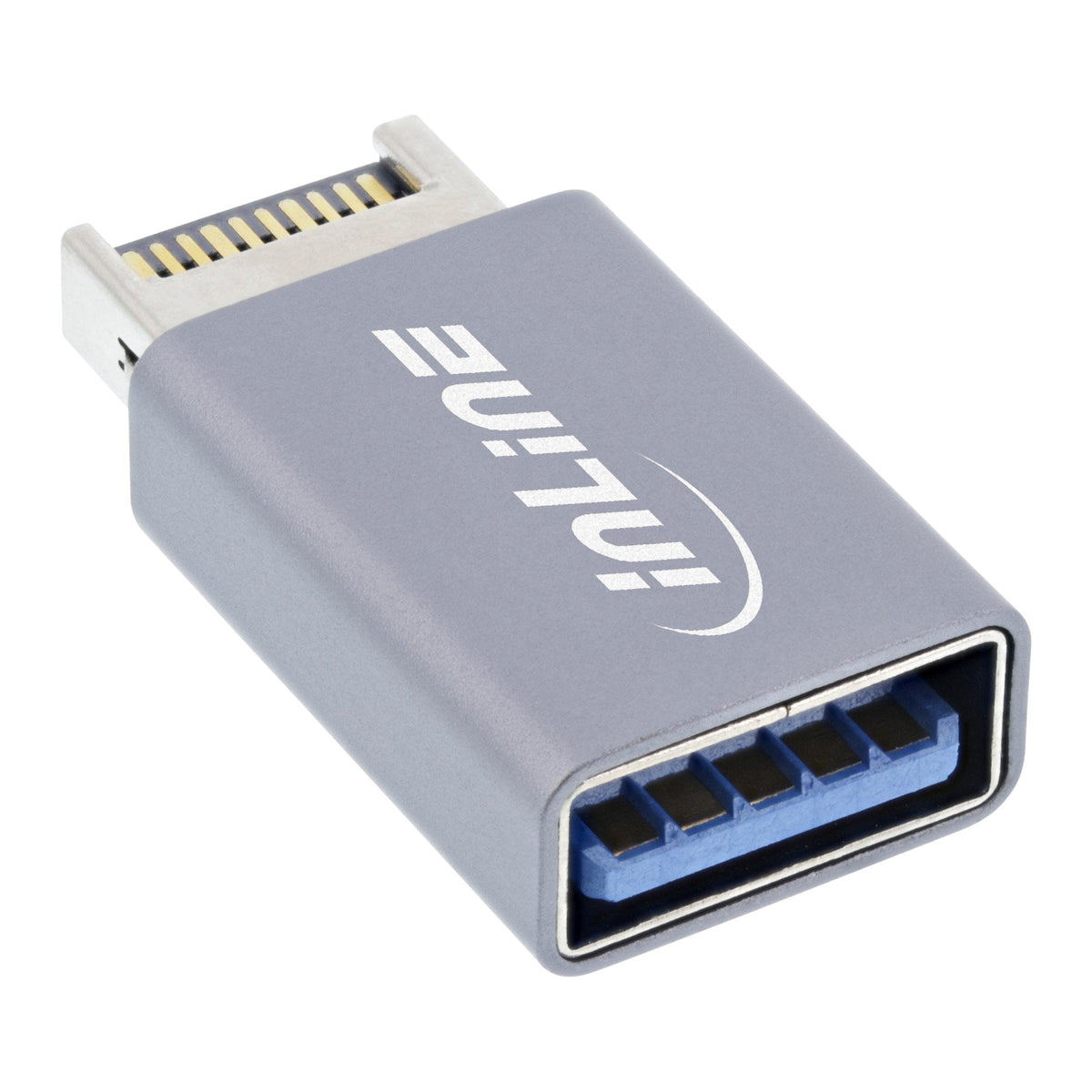 Inline® Usb 3.2 Adapter, Internal Usb-E Front Panel Macho A Usb-A Female