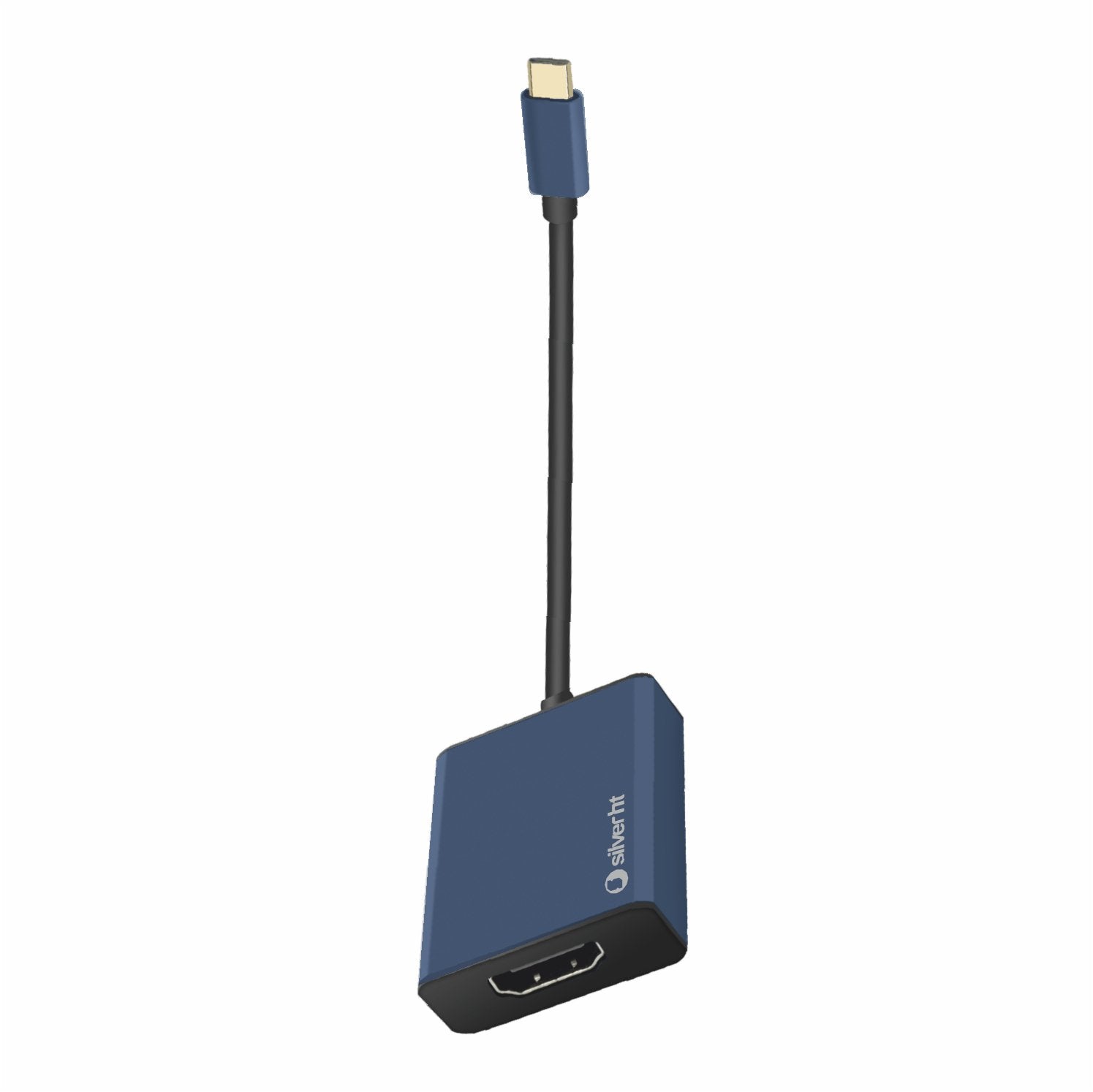 Adaptador Logan Silver Ht Usb Tipo C A Hdmi 4k Azul Marino