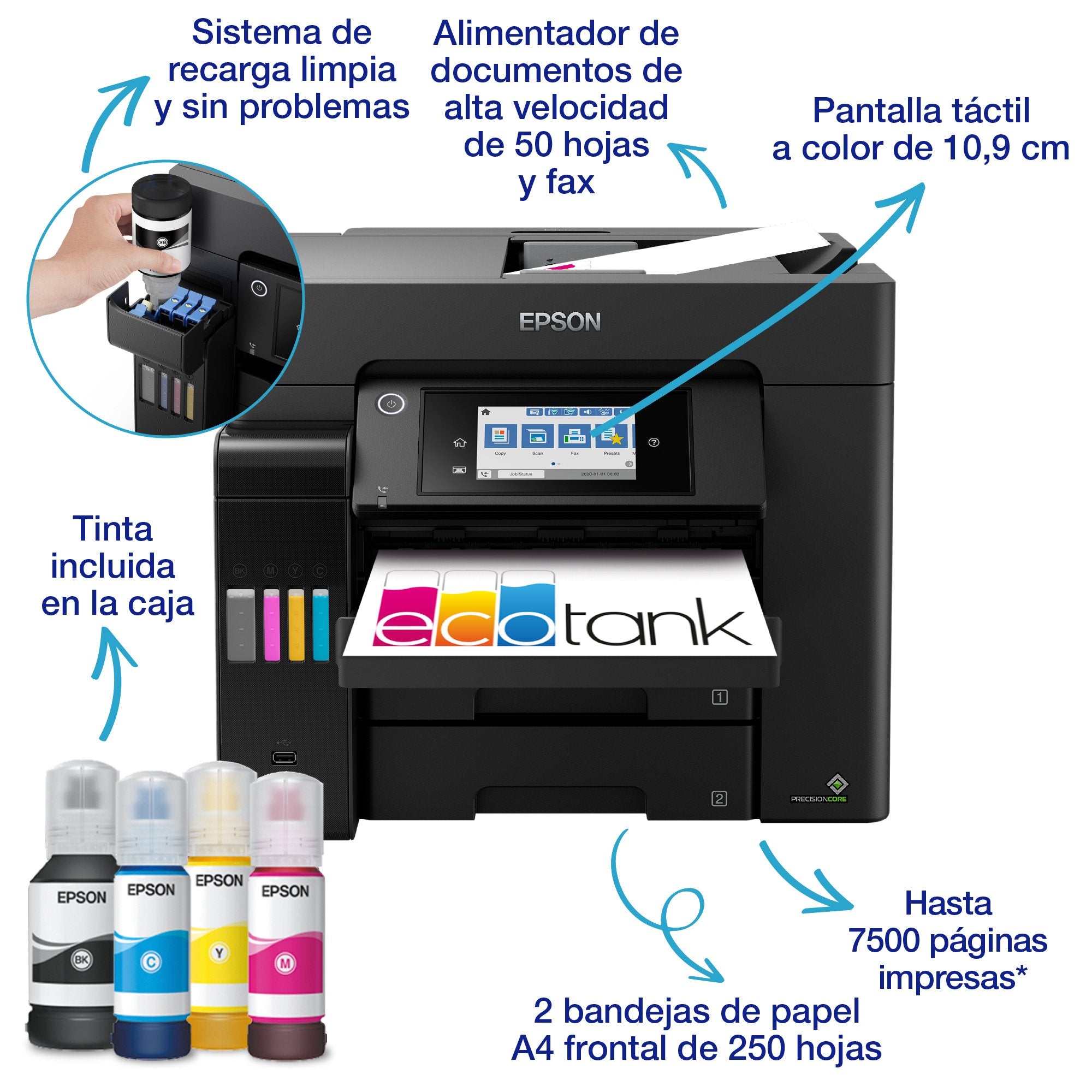 EAN 8715946734668 - Epson EcoTank ET-5855 imagen 3