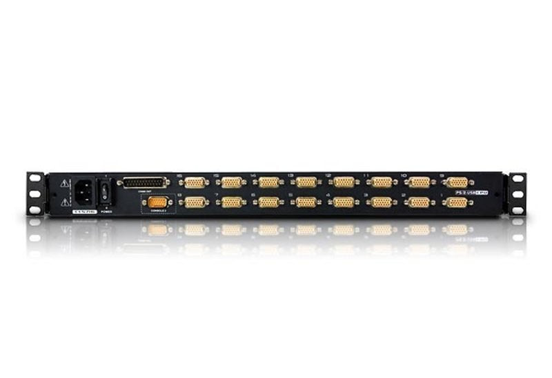 16 Port 17" Lcd Kvmp Switch Usb Port Integrated