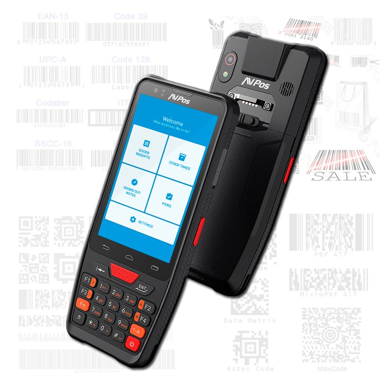 EAN 0733968990501 - AVPos AVP-DC45 ordenador móvil de mano 10,2 cm (4") 800 x 480 Pixeles Pantalla táctil 240 g Negro imagen 5