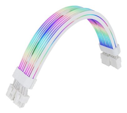 Thermaltake Mod Argb Snow Cable 8pin (Blanco) Ac-082-Cn6nan-A1