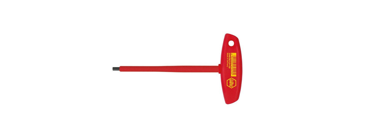 Wiha 27930 - T-Mango-Llave Allen - Métrico - 1 Ud. - Cromo-Vanadium-Acero