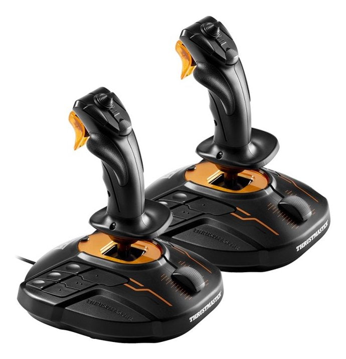 EAN 3362932915300 - Thrustmaster T.16000M FCS SPACE SIM DUO Negro, Naranja USB Palanca de mando Analógico/Digital PC imagen 1