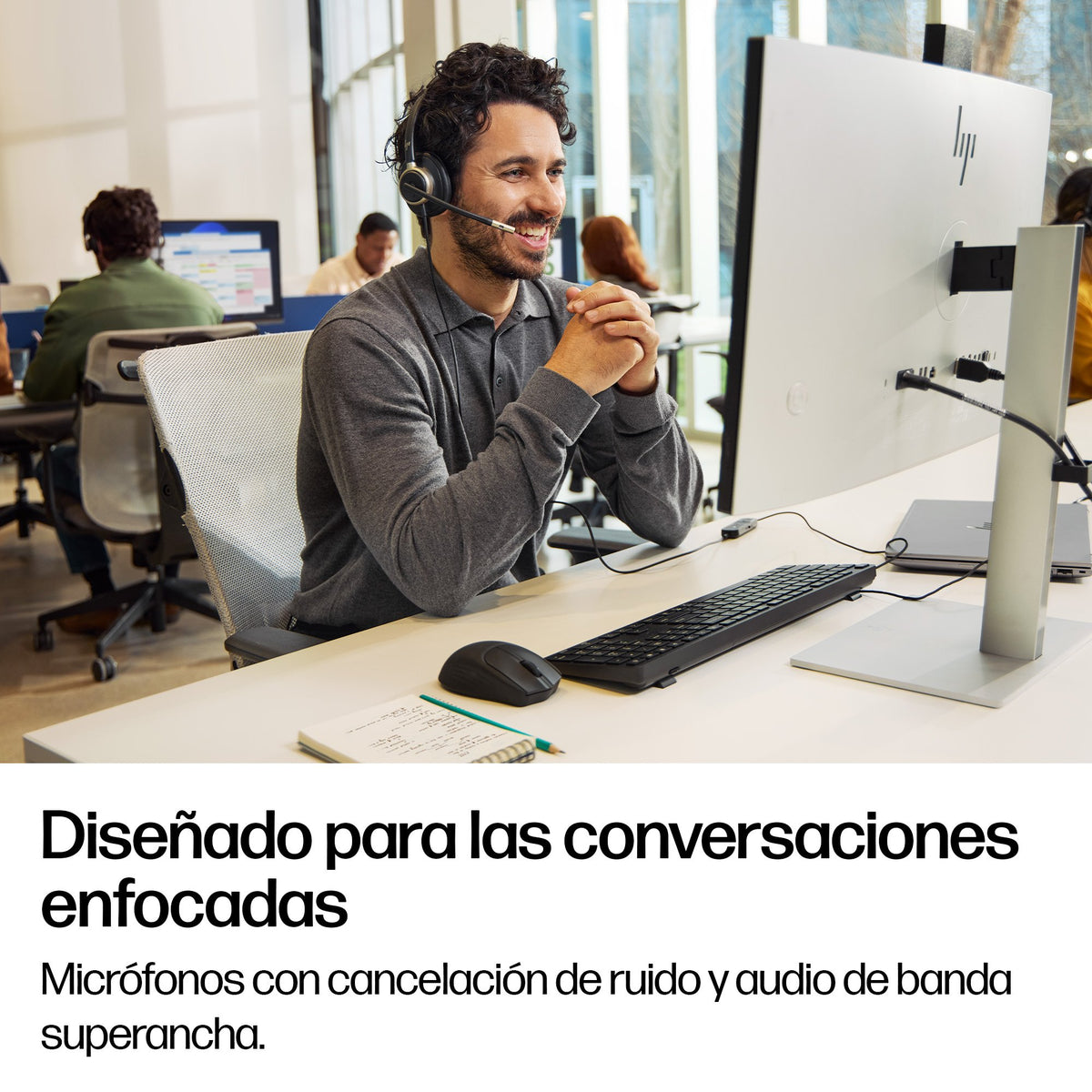 EAN 0199764365583 - HP Poly Mission 615 Monaural USB Wired Headset (Bulk) Alámbrico Diadema Oficina/Centro de llamadas USB Ty imagen 6
