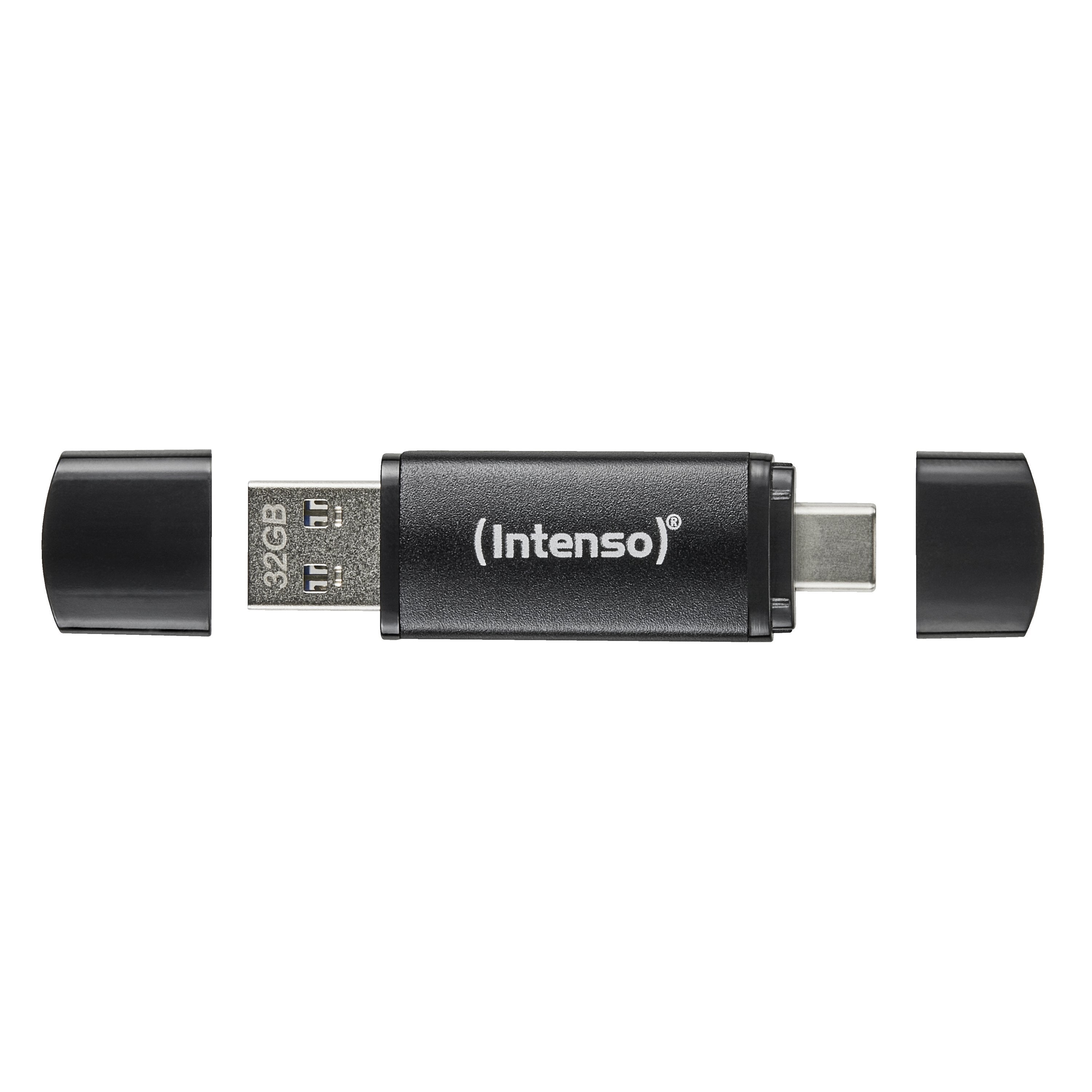 EAN 4034303037957 - Intenso 3544490 unidad flash USB 64 GB USB Type-A / USB Type-C 3.2 Gen 1 (3.1 Gen 1) Negro imagen 3