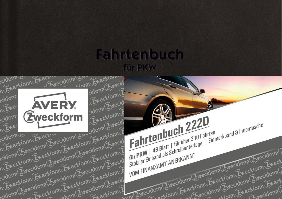 Avery Zweckform Fahrtenbuch - 48 Hoja - A6 (105 X 148 Mm)