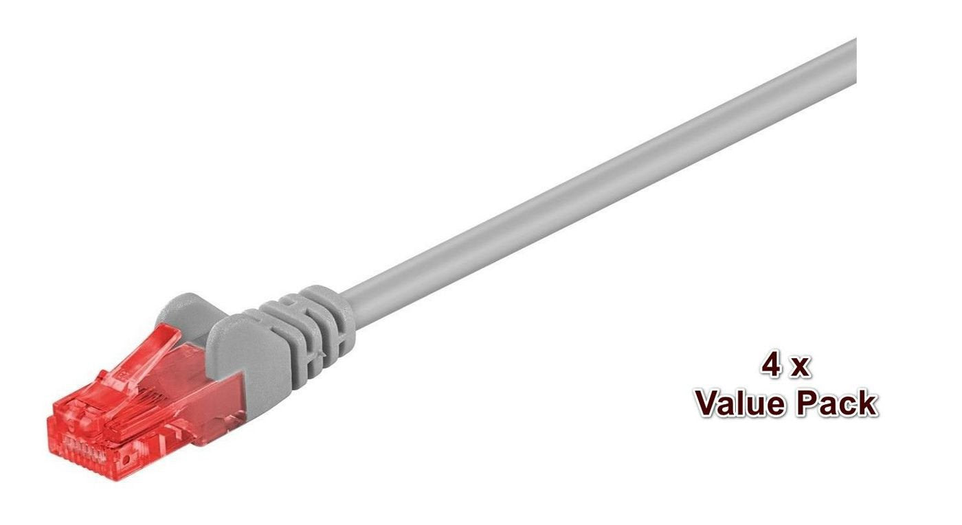 Microconnect Utp Cat6 20m Grey Cable De Red Gris U/Utp (Utp)