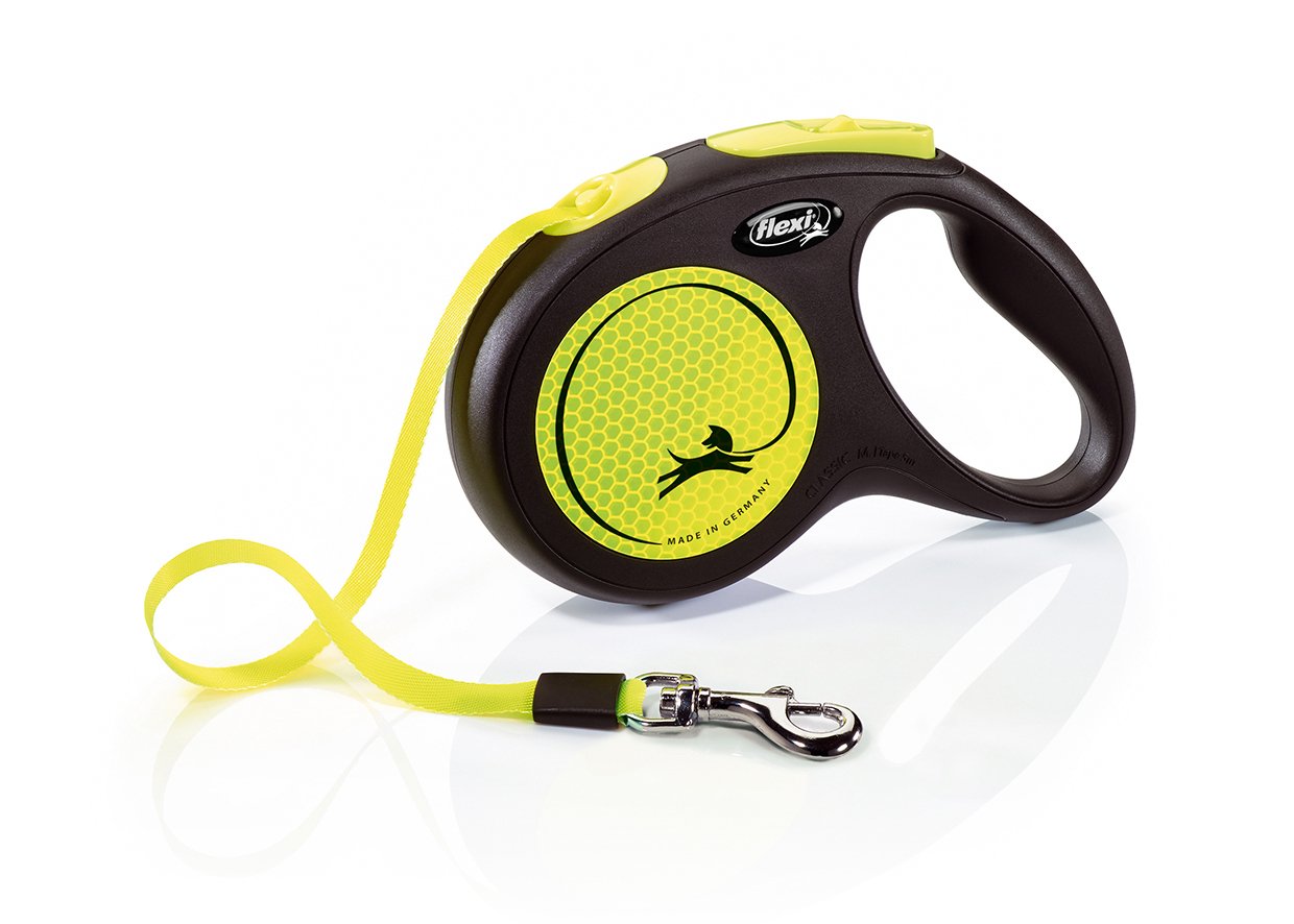 Flexi New Neon Amarillo Perro Correa Retráctil 5 M