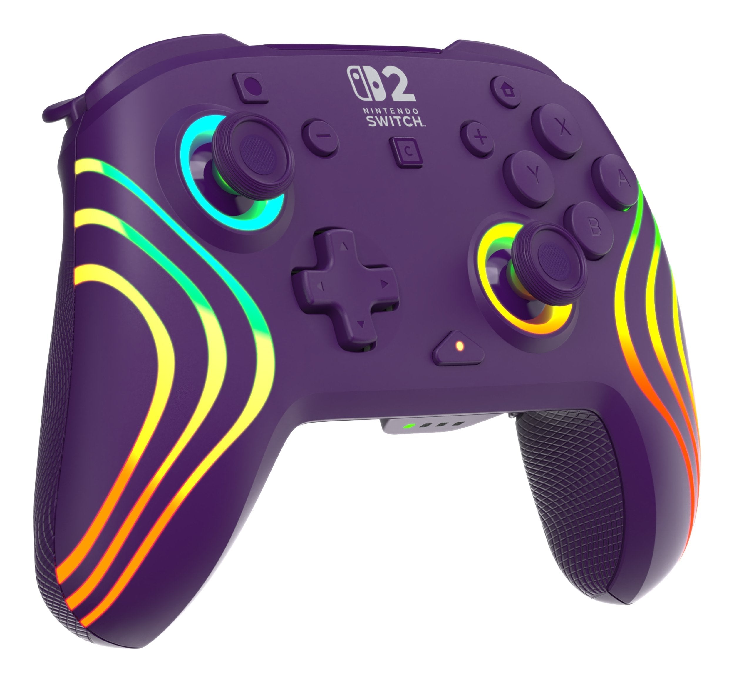 Turtle Beach Afterglow Morado Mando De Juego Rgb Inalámbrico Para Nintendo Switch 2