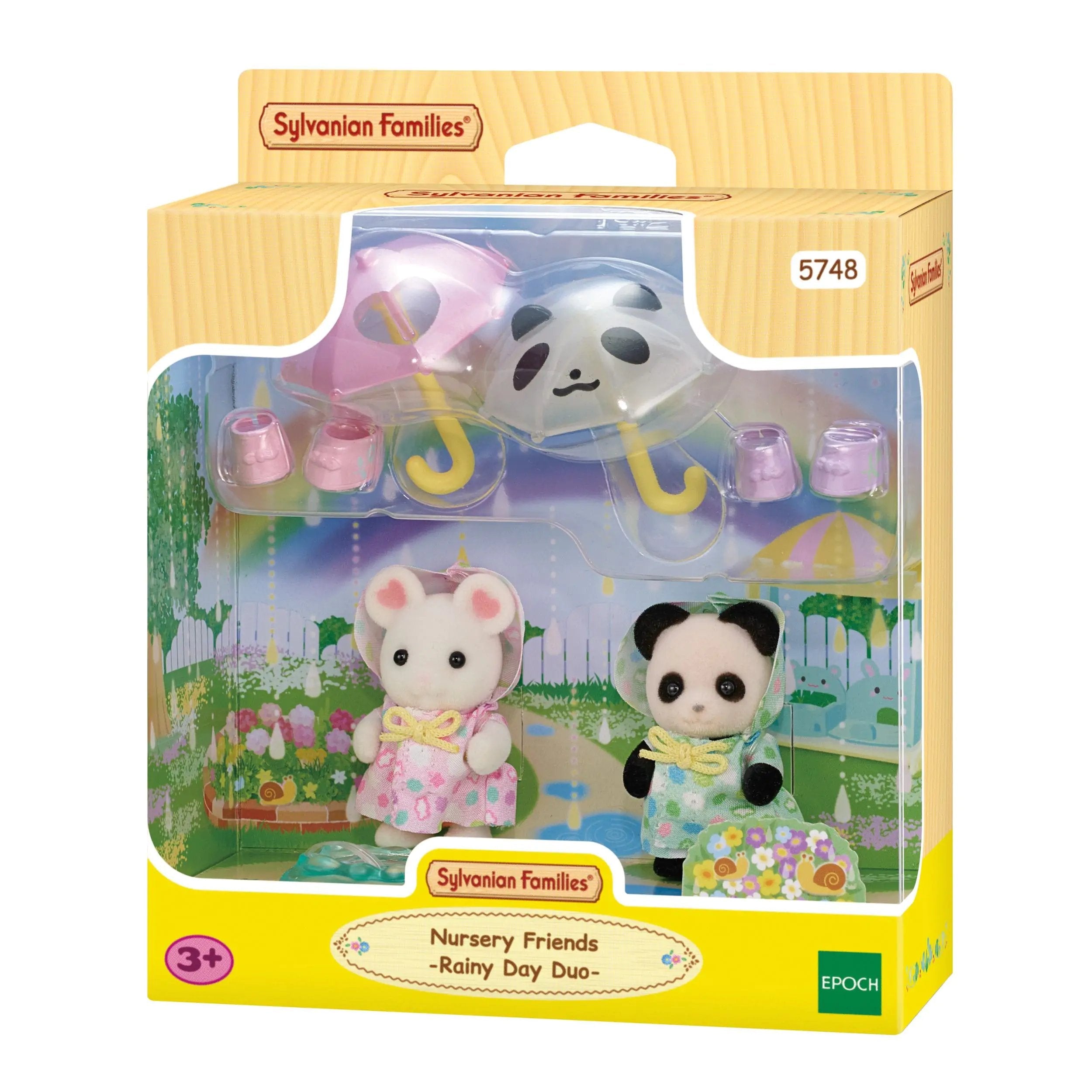 Epoch Sylvanian Families - Erlebniskindergarten Freunde "Regenwetter" 5748