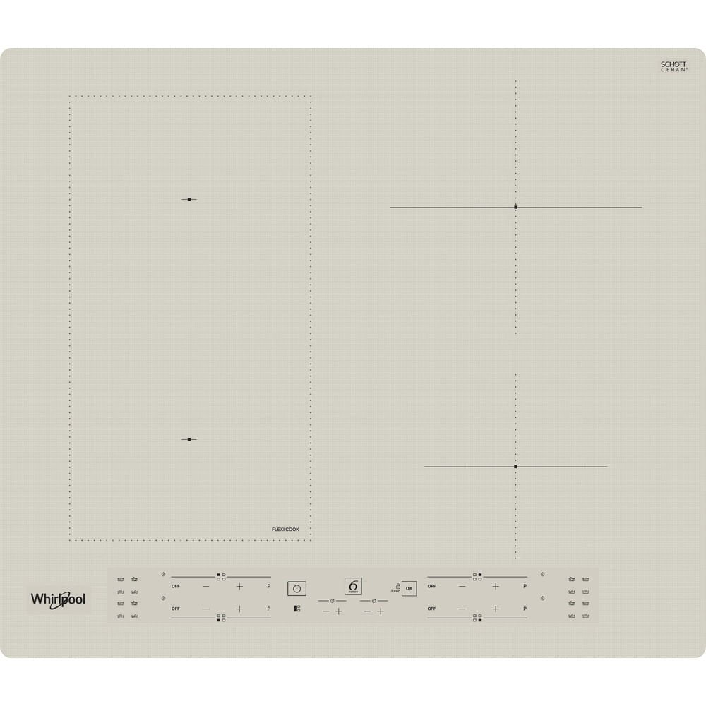 EAN 8003437238123 - Whirlpool WLB6860NE/S Plata Integrado Con placa de inducción 4 zona(s) imagen 1