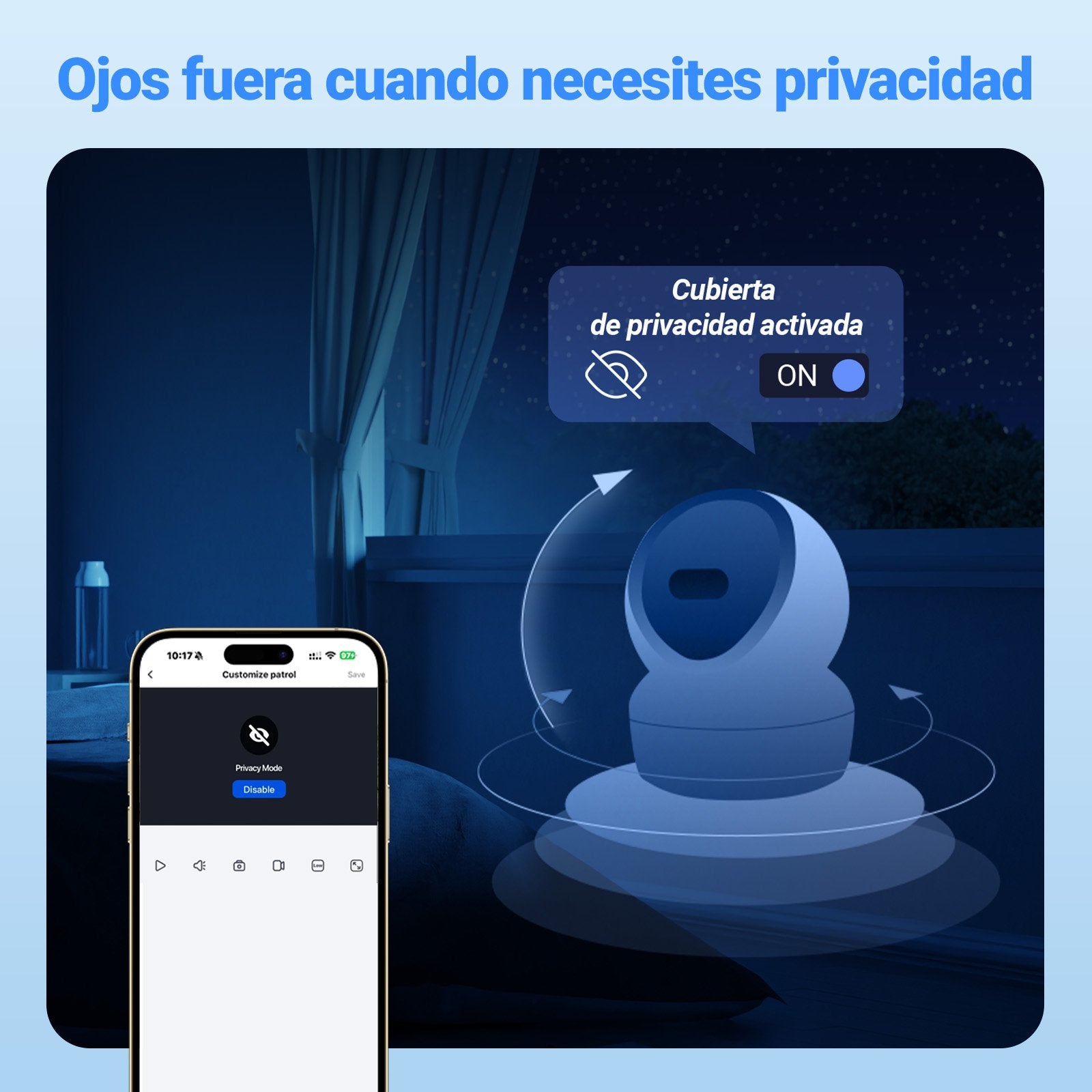 EAN 6941545642147 - EZVIZ H6c G1 3K Esférico Cámara de seguridad IP Interior 2880 x 1620 Pixeles Techo/Pared/Escritorio imagen 49