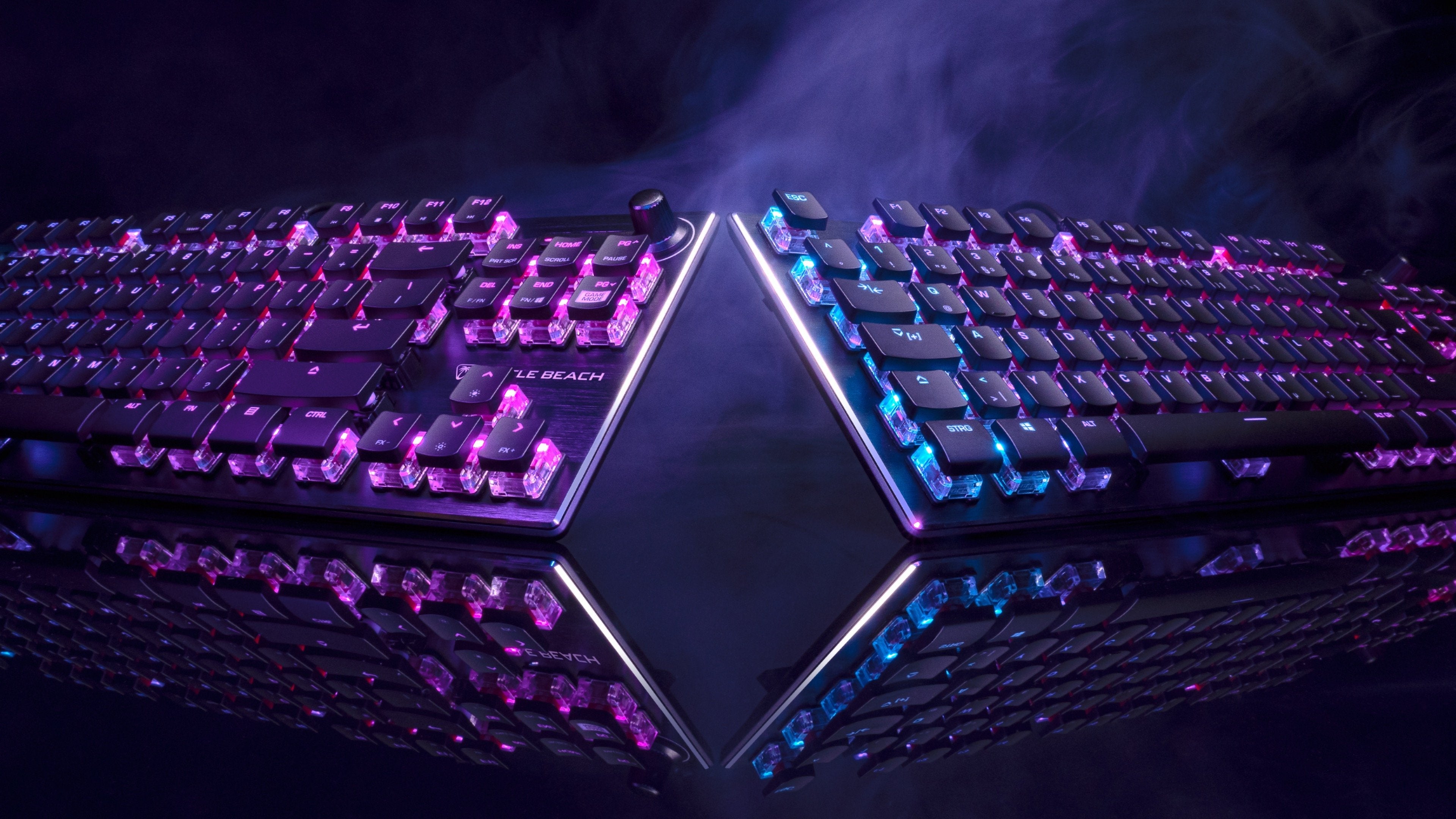 Turtle Beach Vulcan Tkl, Teclado De Juegos Negro, De-Layout, Titan Red Tbk-2001-02-De