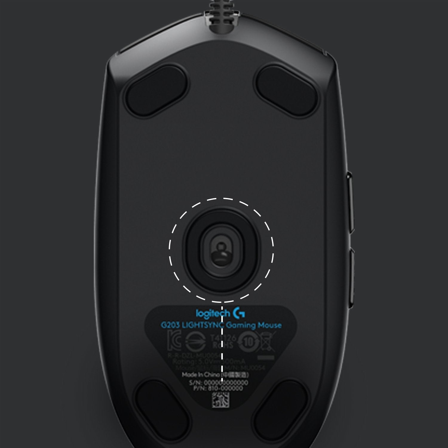 EAN 5099206089167 - Logitech G 910-005796 ratón Juego USB tipo A 8000 DPI imagen 3
