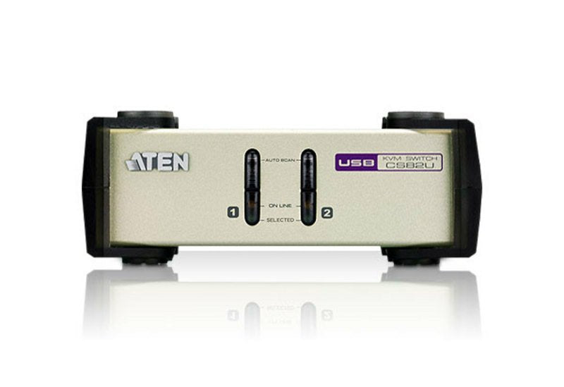 Switch Kvm, Aten, Doble, Cs82u, Ps/2