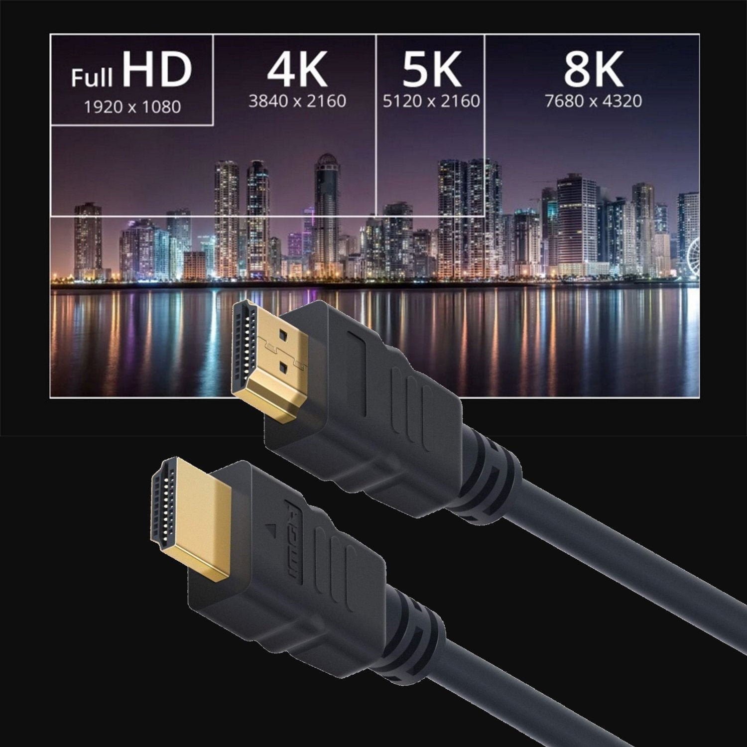 Ewent Hdmi 2.1  Alta Velocidad 8k, Ethernet 1,8m
